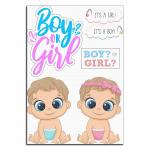Boy or Girl гендер пати 5 вафельная картинка фото