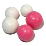 Желейные шарики бело-розовые 5 шт фото