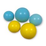 Желейные шарики желто-голубые 5 шт фото