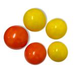 Желейные шарики желто-оранжевые 5 шт фото