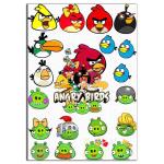 Angry Birds-1 вафельная картинка фото