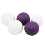 Желейные шарики бело-лиловые 5 шт фото