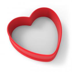Сердце вырубка для коржа евродесерт Amorini 5 см (3D) фото