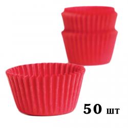 Капсула для конфет 3В Красная 30*24 мм (упаковка) 50 шт фото