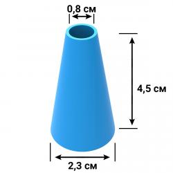 Насадка для макарон 8 мм кондитерская (3D) (фото 1 из 2)