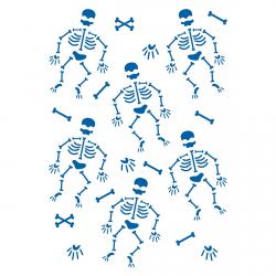 Скелеты трафарет для пряников (TR-2) фото