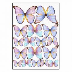 Бабочки 3 вафельная картинка фото