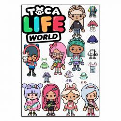 Toca Life World вафельная картинка фото