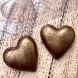 Сердце гладкое 8*7,5 см молд для шоколада пластик 2 шт (фото 1 из 2)