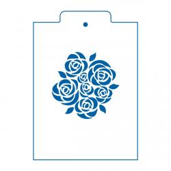 Розы трафарет для пряников 9*9 см (TR-2) фото