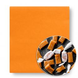 Оранжевый пергамент для упаковки пищевых продуктов 40*71 см (5 шт) (фото 1 из 2)