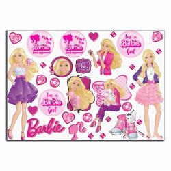 Барби и блестки вафельная картинка фото
