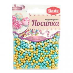СЛАДО рисовые шарики Желто-голубые 50 г фото