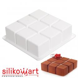 Silikomart CUBIK Форма силиконовая 172*172 H50 мм (фото 1 из 8)