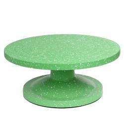Поворотный стол для торта 30 см зеленое напыление (фото 1 из 4)