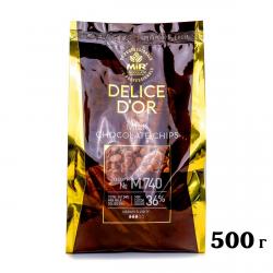 Шоколад МиР премиум коллекция Delice Dor молочный М740 36% 500г (фото 1 из 3)