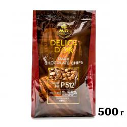 Шоколад МиР премиум коллекция Delice Dor черный Р512 55% 500г (фото 1 из 3)