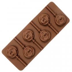 Форма для конфет на палочке Розочки 6 шт (фото 1 из 3)