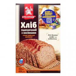 Смесь для выпечки Хлеб Пшеничный с отрубями, Сто Пудов, 426 гр (фото 1 из 2)
