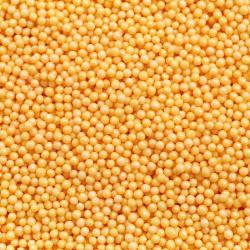 Рисовые шарики глазированные Золотые (желтые) фото