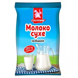 Сухое молоко 26% (СЦМ) Сто Пудовъ, 150 гр фото