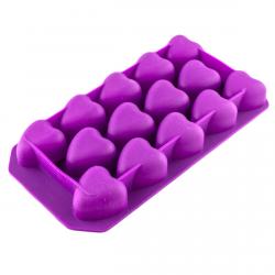 Форма для конфет силикон Сердечки гладкие 14 шт (фото 1 из 2)