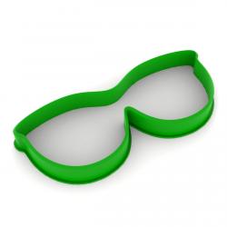 Очки вырубка для пряников 4*10 см (3D) фото