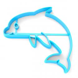 Дельфин вырубка для пряников 10*10 см (3D) фото