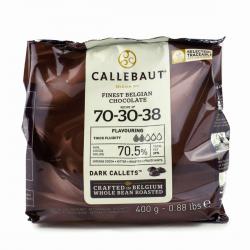 Шоколад Callebaut черный Strong 70,5% 70-38-EO-D94, 0,4 кг фото