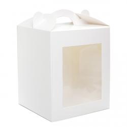 Коробка для Пряничного домика с окном 170*170*210 мм мелованый картон (фото 1 из 2)