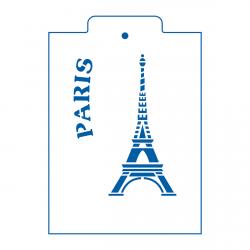 Трафарет Париж 13*6 см (TR-2) (фото 1 из 2)