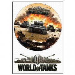 World of Tanks-2 вафельная картинка фото