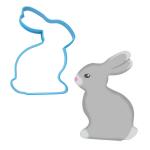 Вырубка для пряников Кролик 6 10*7 см (3D)