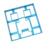 Вырубка для пряников Майнкрафт Криппер 2 8 см (3D)