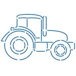 Трактор трафарет для пряников 7*11 см (TR-2)