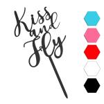 Kiss and Fly топпер для торта 12*9 см (3D)