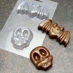 Хеллоуин с мышкой 3 молд для шоколада пластик