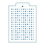 Конфетти 0,3-0,5 см  фоновый трафарет для пряника (TR-2)