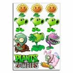 Зомби и растения вафельная картинка