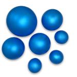 Сферы Перламутровые Синие декор кондитерский 7 шт СЛАДО