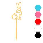 Кролик топпер для кулича 8,2*4,6 см (3D)
