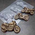 Мотоциклы 10,5 см молд для шоколада и мастики пластик