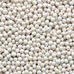 Криспи зерновые шарики в шоколаде Перламутр Mini Lux pearls pearlwhite 5 мм (100 гр.)