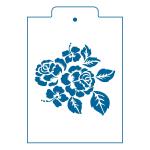 Розы трафарет для пряников 10.7*11,8 см (TR-2)