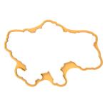 Торт-Карта Украины вырубка для коржа 18,8*28 см (3D)