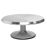 Поворотный стол для торта металл 30 см KY3289
