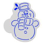 Трафарет Снеговик с улыбкой HMA-М348