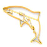 Вырубка для пряников Акула 9*14 см (3D)