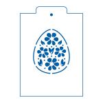 Трафарет Пасхальное яйцо-2 10*8 см (TR-2)