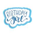 Happy Birthday Girl вырубка с трафаретом 5*7 см (TR-2) фото
